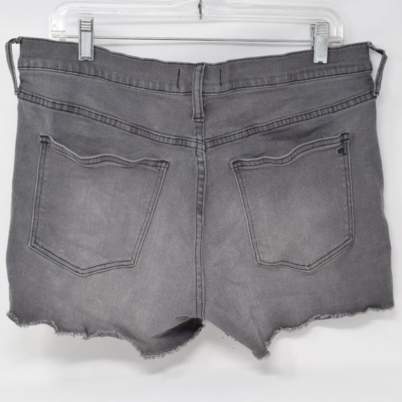 Madewell Denim Boy Shorts Black Gray Women 30 C1733 Comfy Neutral Boho Casual - Picture 3 of 14